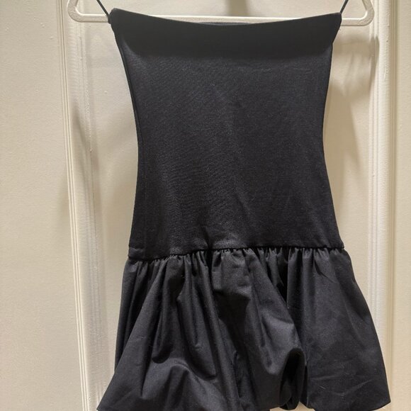 Drop Waist Babydoll Black Dress GLG XS - Picture 2 of 2